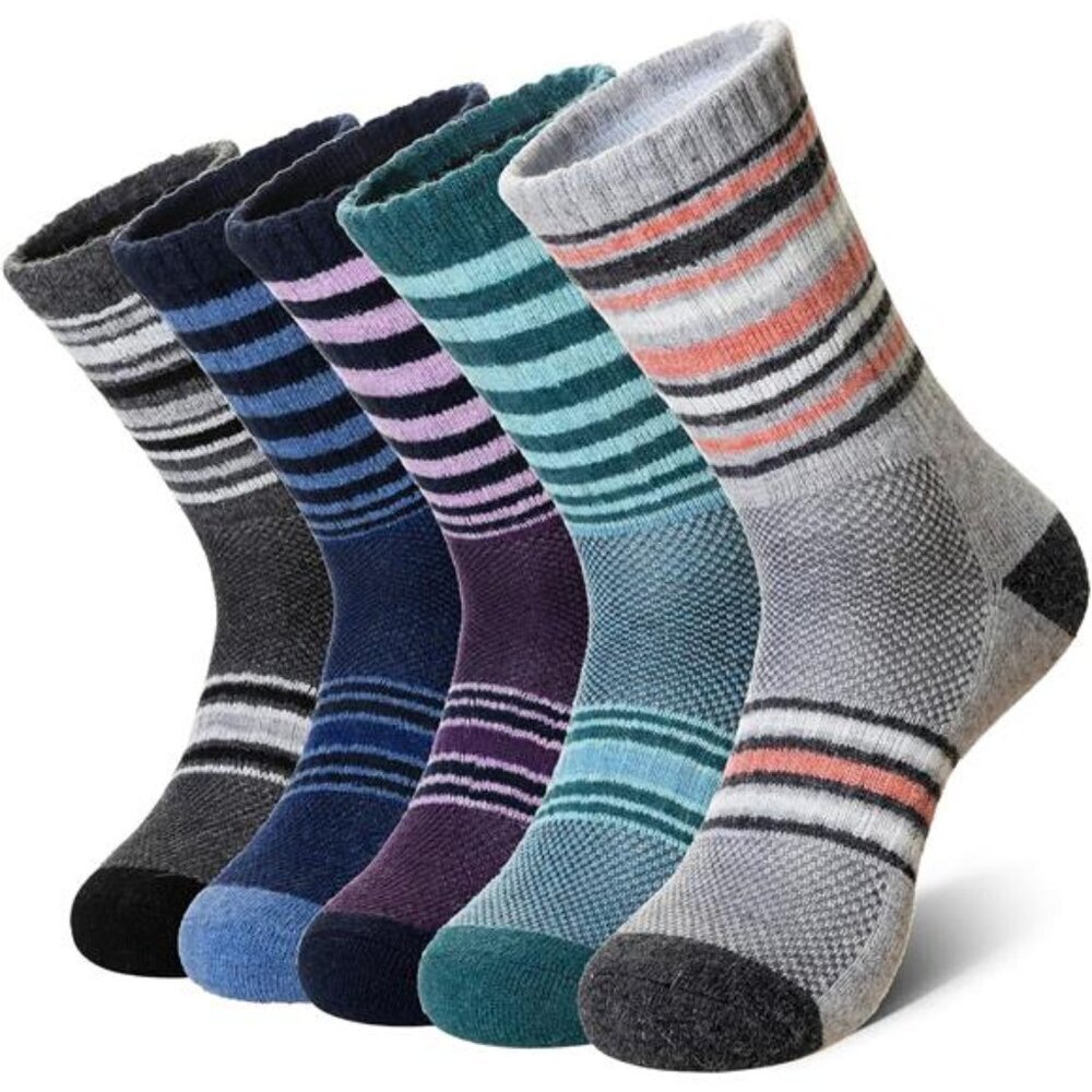 Thermal Merino Wool Hiking Socks Women Moisture Wicking